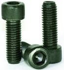 1/2-13 x 2-1/2 - Black Finish Heat Treated Alloy Steel - Cap Screws - Socket Head - Industrial Tool & Supply