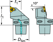 C6 266RFG-45065-22 CoroThread® 266 Coromant Capto® Toolholder - Industrial Tool & Supply