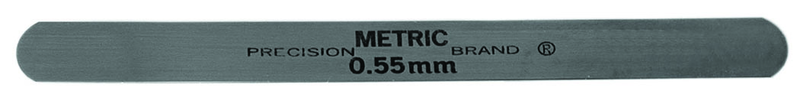 Metric Steel Feeler Gage Pack (PACK OF 10) - 0.30mm - 12.7mm x 127mm - C1095 Spring Steel - Industrial Tool & Supply