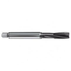 M4x0.70 4HX 3-Flute Cobalt Semi-Bottoming 10 degree Spiral Flute Tap-TiAlN - Industrial Tool & Supply
