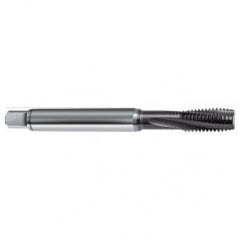 M10x1.0 4HX 3-Flute Cobalt Semi-Bottoming 10 degree Spiral Flute Tap-TiAlN - Industrial Tool & Supply