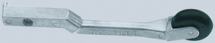 #11204 - 1/8; 1/4; or 1/2 x 18'' Belt Size - 1 x 3/8'' Contact Wheel - Dynafile II Contact Arm Assembly - Industrial Tool & Supply