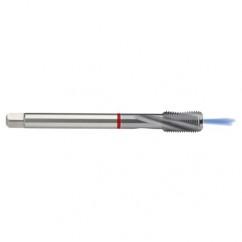 M10x1.5 6HX 3-Flute PM Cobalt Red Ring Semi-Bottoming 15 degree Spiral Flute Tap-TiCN - Industrial Tool & Supply