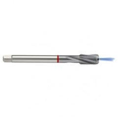 M10x1.5 6HX 3-Flute PM Cobalt Red Ring Semi-Bottoming 15 degree Spiral Flute Tap-TiCN - Industrial Tool & Supply