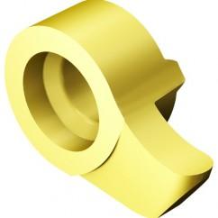 MB-09R180-09-14L Grade 1025 CoroCut® MB Solid Carbide Head for Profiling - Industrial Tool & Supply