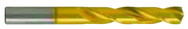 7.7mm Dia-Carbide HP 5XD Drill-140° Point-TiN - Industrial Tool & Supply