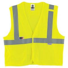 8260FRHL S/M LIME FR MODACRYLIC VEST - Industrial Tool & Supply