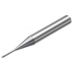 R216.32-00830-AI08G 1620 0.8mm 2 FL Solid Carbide End Mill - Corner Radius w/Cylindrical Shank - Industrial Tool & Supply