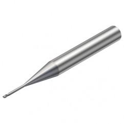 R216.32-00630-AI06G 1620 0.6mm 2 FL Solid Carbide End Mill - Corner Radius w/Cylindrical Shank - Industrial Tool & Supply