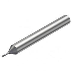 R216.32-00630-AJ06G 1620 0.6mm 2 FL Solid Carbide End Mill - Corner Radius w/Cylindrical Shank - Industrial Tool & Supply