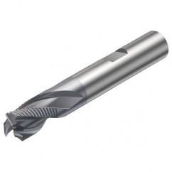 R216.33-10030-BS11K 1640 10mm 3 FL Solid Carbide End Mill - Corner chamfer w/Weldon Shank - Industrial Tool & Supply