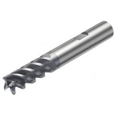 R216.34-20050-BC38P 1640 20mm 4 FL Solid Carbide End Mill - Corner Radius w/Weldon Shank - Industrial Tool & Supply