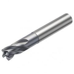 R216.24-06030CAI06G 1610 6mm 4 FL Solid Carbide End Mill - Corner Radius w/Cylindrical Shank - Industrial Tool & Supply
