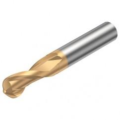 R216.42-05030-AS07G 1700 5mm 2 FL Solid Carbide ball nose endmill w/Cylindrical Shank - Industrial Tool & Supply