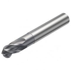 R216.44-10030-AI10G 1610 10mm 4 FL Solid Carbide Ball Nose End Mill w/Cylindrical Shank - Industrial Tool & Supply