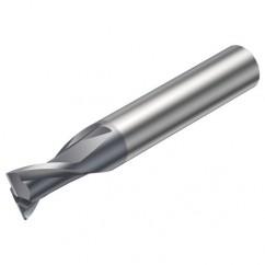 1P220-0200-XA 1630 2mm FL Straight Center Cut w/Cylindrical Shank - Industrial Tool & Supply