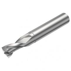 2P121-1600-NC H10F 16mm FL Straight Center Cut w/Cylindrical with Neck Shank - Industrial Tool & Supply