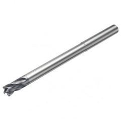 2P210-0200-NC N20C 2mm 2 FL Straight Center Cut w/Cylindrical with Neck Shank - Industrial Tool & Supply