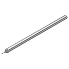 2P212-0050-PC 1620 0.5mm FL Straight Center Cut w/Cylindrical with Neck Shank - Industrial Tool & Supply