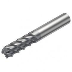 R215.H4-12050DAC04H 1610 12mm 4 FL Solid Carbide high feed End Mill w/Cylindrical Shank - Industrial Tool & Supply