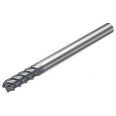 R215.H4-10050DAK03P 1620 10mm 4 FL Solid Carbide high feed End Mill w/Cylindrical Shank - Industrial Tool & Supply