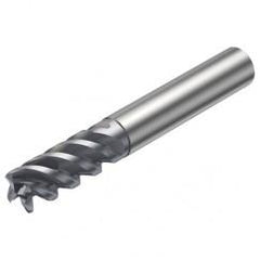 R216.23-03050ACC08P 1620 3mm 3 FL Solid Carbide End Mill - Corner Radius w/Cylindrical - Neck Shank - Industrial Tool & Supply