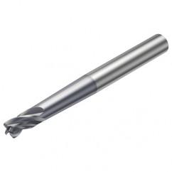 R216.24-12030CAP12G 1610 12mm 4 FL Solid Carbide End Mill - Corner Radius w/Cylindrical Shank - Industrial Tool & Supply