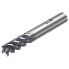 R216.24-10050EBC22P 1620 10mm 4 FL Solid Carbide End Mill - Corner Radius w/Weldon Shank - Industrial Tool & Supply