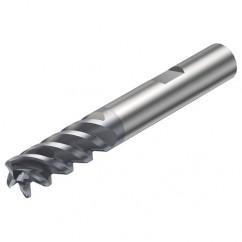 R216.24-20050IBC38P 1620 20mm 4 FL Solid Carbide End Mill - Corner Radius w/Weldon Shank - Industrial Tool & Supply