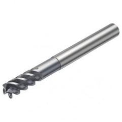 R216.24-10050FCK22P 1620 10mm 4 FL Solid Carbide End Mill - Corner Radius w/Cylindrical - Neck Shank - Industrial Tool & Supply