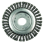 4-1/2 x 7/8" - .020 Wire Size - Stainless Roughneck Stringer Bead Weld Cleaning Brush - Industrial Tool & Supply