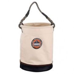 5730 WHT LEATHER BOTTOM BUCKET - Industrial Tool & Supply