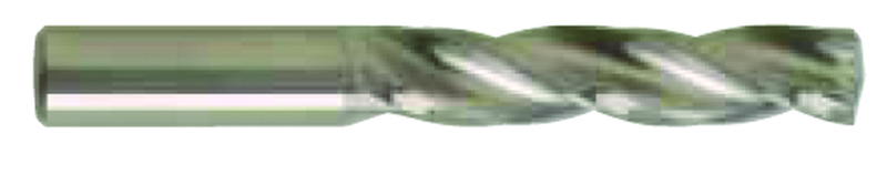 1/8 Dia-Carbide HP 5XD Drill-150Â° Point-Bright - Industrial Tool & Supply