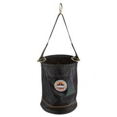 5650 BLK SYNTH LEATHER BOTTOM BUCKET - Industrial Tool & Supply