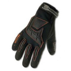 9015F L BLK GLOVES W/DORSAL - Industrial Tool & Supply