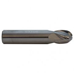 3/8 TuffCut GP Stub Length 4 Fl Ball Nose TiCN Coated Center Cutting End Mill - Industrial Tool & Supply