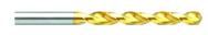 7.3mm Dia. - HSS Parabolic Jobber Drill-130° Point-TiN - Industrial Tool & Supply
