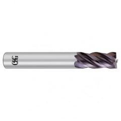 7/16 x 7/16 x 1 x 2-3/4 4Fl  Square Carbide End Mill - EXO - Industrial Tool & Supply