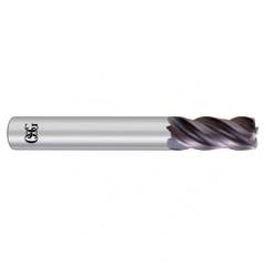3/4 x 3/4 x 1-1/2 x 3-1/2 4Fl .060 C/R Carbide End Mill - EXO - Industrial Tool & Supply