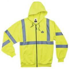 8392 5XL LIME HOODED SWEATSHIRT - Industrial Tool & Supply