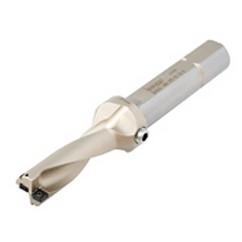 DR0937-2813-100-07-3D-N - Coolant Thru Indexable Drill Body - Industrial Tool & Supply