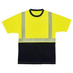 8280BK L LIM/BLK FRONT PERF T-SHIRT - Industrial Tool & Supply