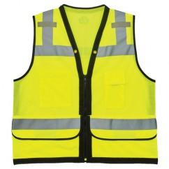 8253HDZ L/XL LIME SURVEYORS VEST - Industrial Tool & Supply