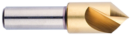 1" Size-1/2 Shank-90°-HSS Single Flute Countersink - Industrial Tool & Supply