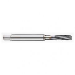 M10x1.5 6H 3-Flute PM Cobalt Semi-Bottoming 10 degree Spiral Flute Tap-TiAlN - Industrial Tool & Supply