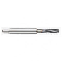 12-24 2BX 3-Flute PM Cobalt Semi-Bottoming 10 degree Spiral Flute Tap-TiAlN - Industrial Tool & Supply