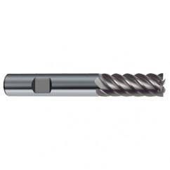 18mm Dia. - 92mm OAL - 45° Helix Bright Carbide End Mill - 8 FL - Industrial Tool & Supply