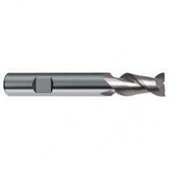 4mm Dia. - 57mm OAL - 45° Helix Bright Carbide End Mill - 2 FL - Industrial Tool & Supply