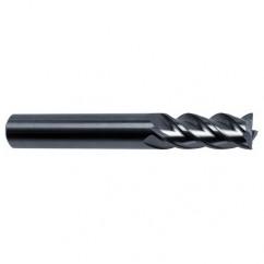 5/16" Dia. - 2-1/2" OAL - 4 FL Variable Helix Bright Carbide End Mill - Industrial Tool & Supply