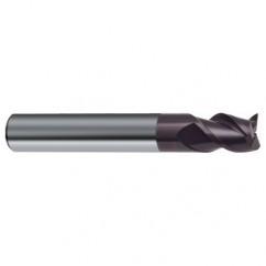 3/8" Dia. - 2" OAL - 45° Helix Firex Carbide End Mill - 3 FL - Industrial Tool & Supply